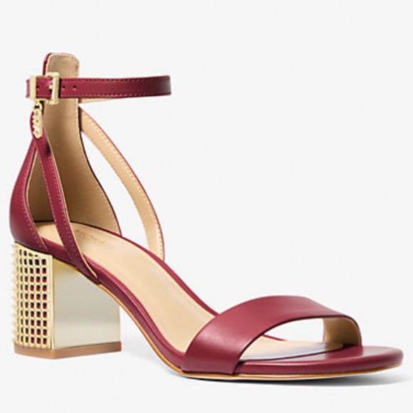 New Michael Kors MICHAEL Michael Kors Women's Maxine Sandals Luggage - Picture 2 of 3